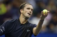 Daniil Medvedev in action at the 2022 US Open.